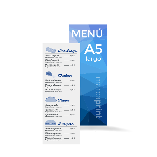 Imprimir Cartas de restaurantes