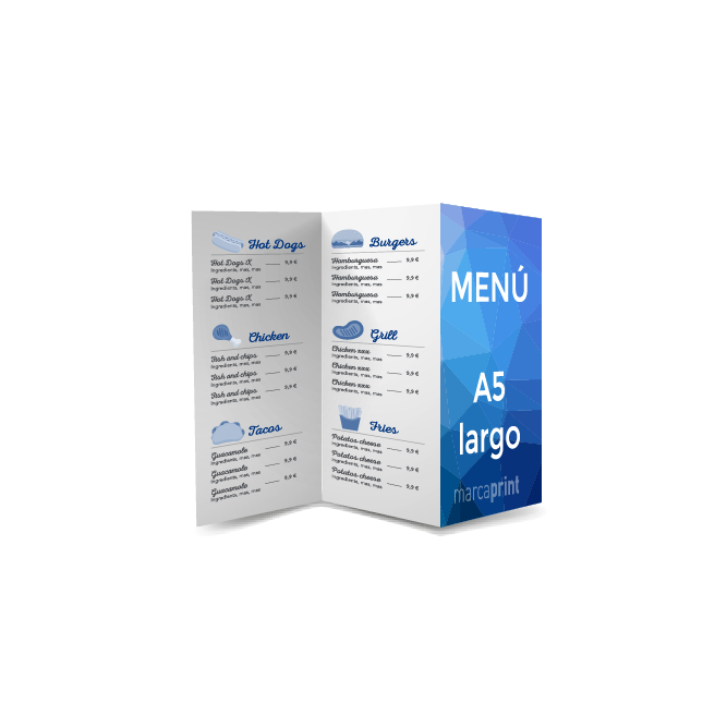 Imprimir Cartas de restaurantes