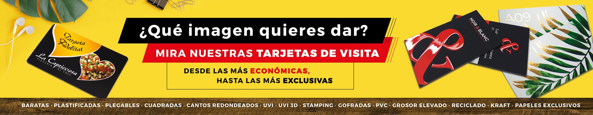 Tarjetas de visita con acabados exclusivos - Marcaprint