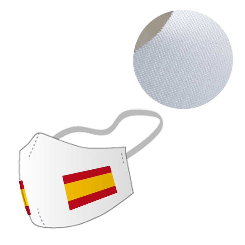 Mascarillas de tela impresión bandera España