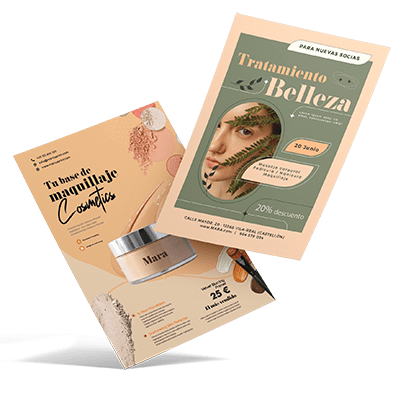 Flyers, Folletos e impresión de publicidad