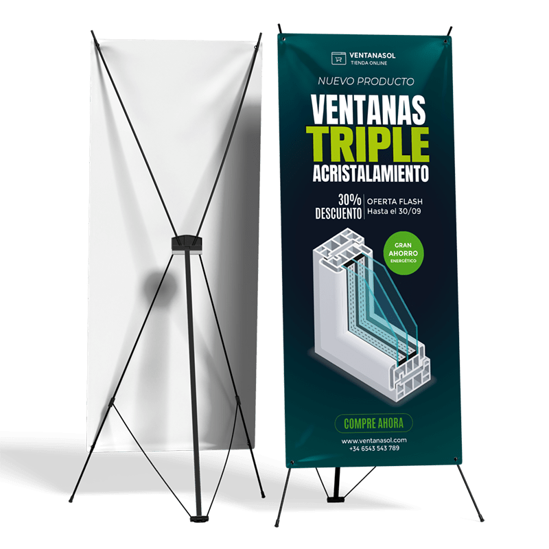 X Banner: Expositores publicitarios de calidad