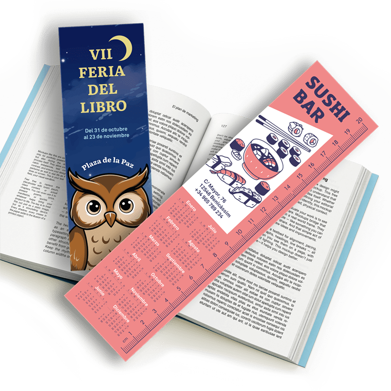 Imprimir marcapaginas